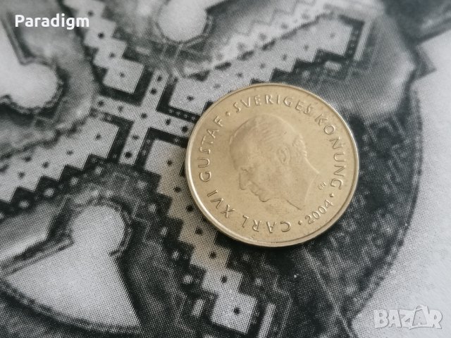Mонета - Швеция - 1 крона | 2004г., снимка 2 - Нумизматика и бонистика - 28471095