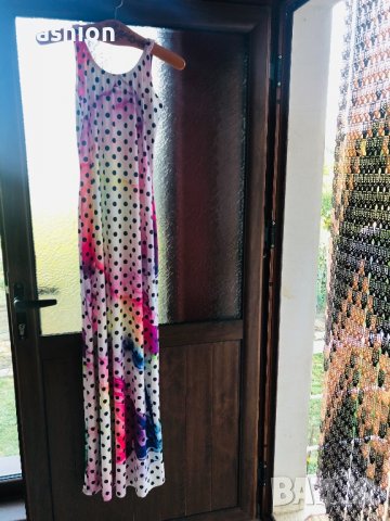 Шарена дълга рокля, снимка 10 - Рокли - 37484699