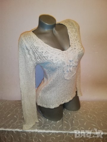 Плетен пуловер Promod р-р S , снимка 9 - Блузи с дълъг ръкав и пуловери - 38799331