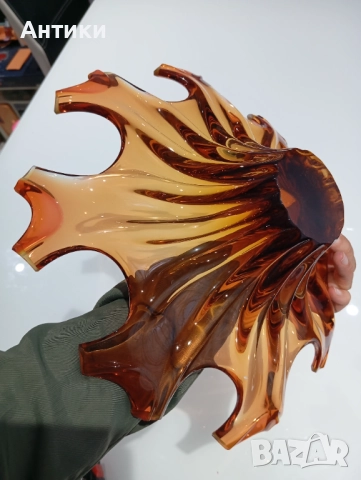 Кристална стара Купа Прекрасна  , снимка 12 - Чинии - 52493317