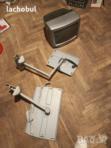Стенни стойки за телевизор с кинескоп - 2 броя: за 14" и за 25" TV, снимка 3 - Стойки, 3D очила, аксесоари - 53426659