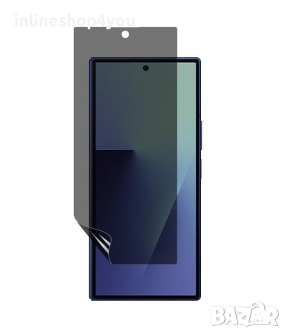 Матов Privacy Хидрогел Протектор за Дисплей за Samsung Galaxy Z Fold7, снимка 5 - Фолия, протектори - 51461909