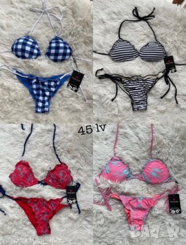 Дамски бански комплект бикини и едно парче, снимка 3 - Бански костюми - 38061775