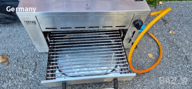 немска скара барбекю принцесник фурна за пица на газ