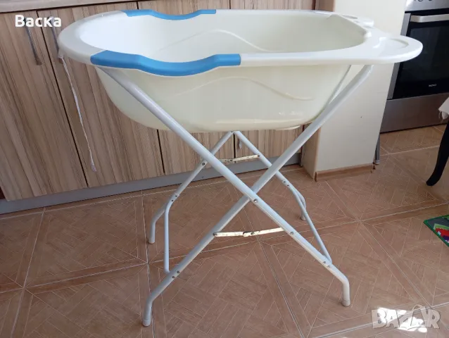 Бебешко корито със стойка, снимка 2 - За банята - 50127614