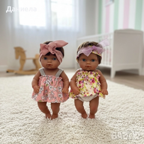 Бебе кукла 25 см с подвижни ръце и крака – идеален подарък за малките грижещи се сърца, снимка 9 - Кукли - 52826368