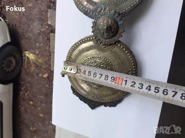 Голяма стара пафта пафти чапрази - сачан - за носия, снимка 6 - Антикварни и старинни предмети - 53279064