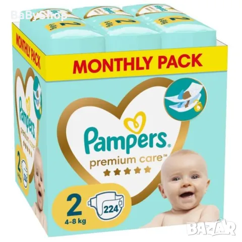 Пампрес Pampers Premium Care 2, снимка 1 - Пелени, памперси - 48181412