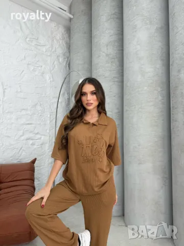 Памучни дамски комплекти Различни цветове , снимка 2 - Спортни екипи - 49486805