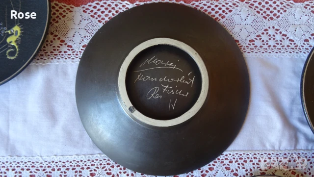 Чинии за стена художествена керамика Ruscha handarbeid , снимка 13 - Декорация за дома - 51138396