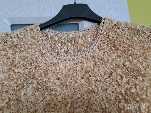 Дамски елек плетен от букле, снимка 2 - Елеци - 43006016