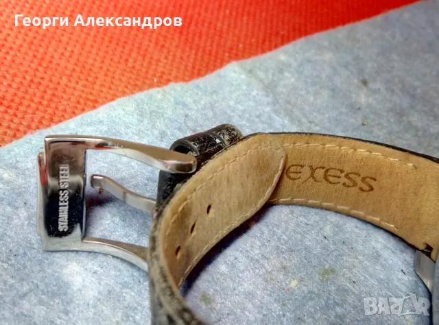 EXESS 1X10 SWBK ITALY Марков Унисекс Модел Италиански Часовник ЕКСЕС, снимка 4 - Дамски - 49235799