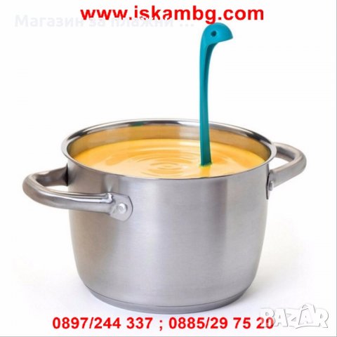 Забавен черпак във формата на чудовището от Лох Нес - Nessie, снимка 7 - Прибори за хранене, готвене и сервиране - 26865966