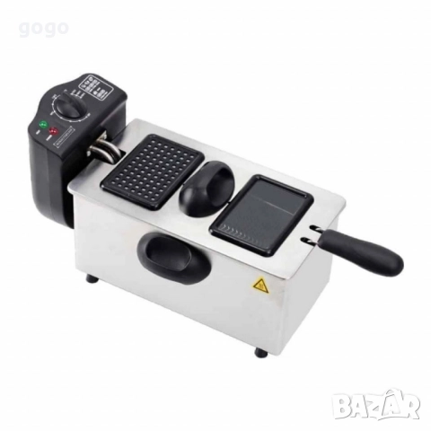 Електрически фритюрник Royalty Line RL-EFT2000, 3 литра, 2000W, снимка 7 - Фритюрници - 51646337