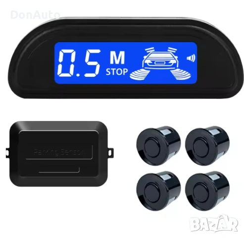 Парктроник с 4 датчика и LED дисплей