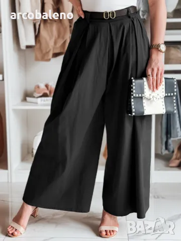 Дамска пола-панталон с колан FLOWES, 4цвята , снимка 16 - Панталони - 49611628