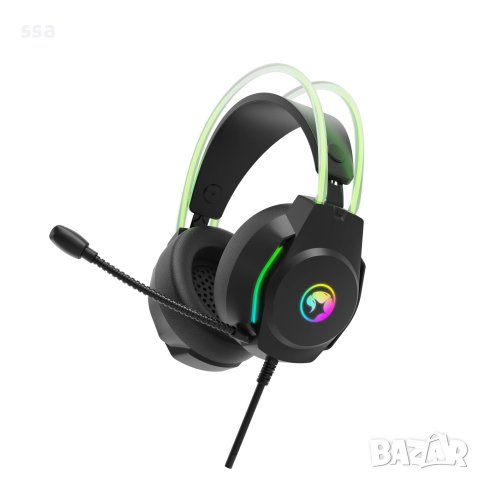 Marvo Геймърски слушалки Gaming Headphones H8620 - 50mm, RGB, снимка 9 - Слушалки за компютър - 43434834