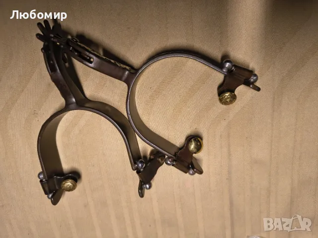 Западни шпори за коне 1 чифт, нисковъглеродна стомана Западни каубойски шпори

, снимка 4 - Други животни - 50351841