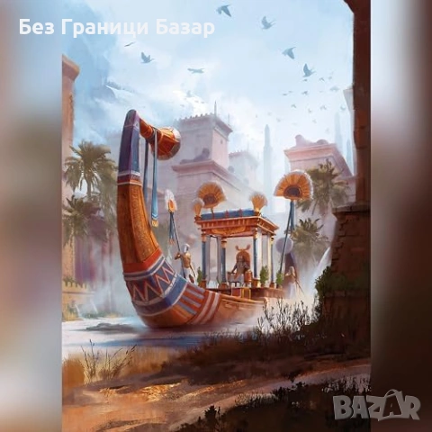 Нов Пъзел 1000 части за възрастни Pharaoh's Barge Wasgij забавление , снимка 2 - Пъзели - 53530819