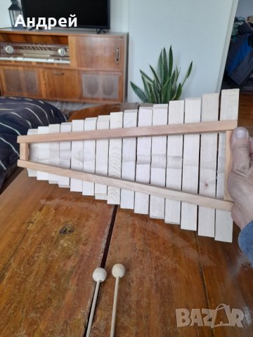 Стар детски музикален инструмент Xylophon, снимка 6 - Антикварни и старинни предмети - 43255502