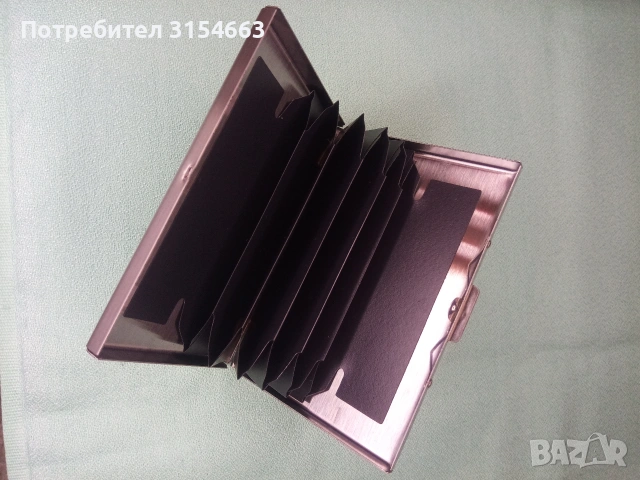 Метално портмоне за карти с масонски символи , снимка 2 - Портфейли, портмонета - 53475596