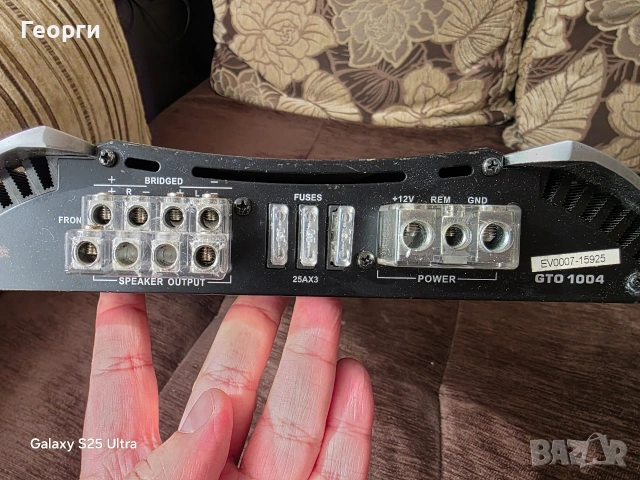 Усилвател JBL GTO 1004, снимка 3 - Тонколони - 53541641