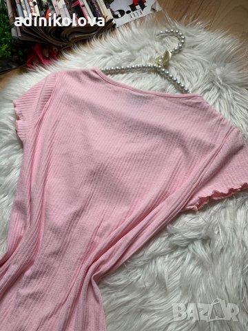 Розова блуза, снимка 3 - Тениски - 33177688