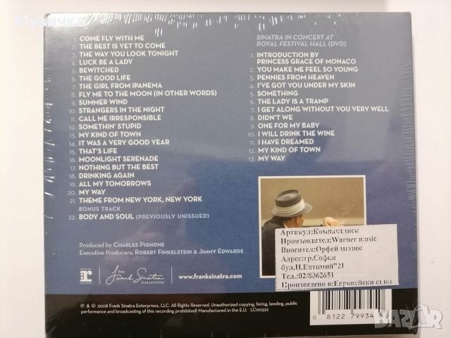 Frank Sinatra/Nothing but the Best CD+DVD, снимка 2 - CD дискове - 38873452