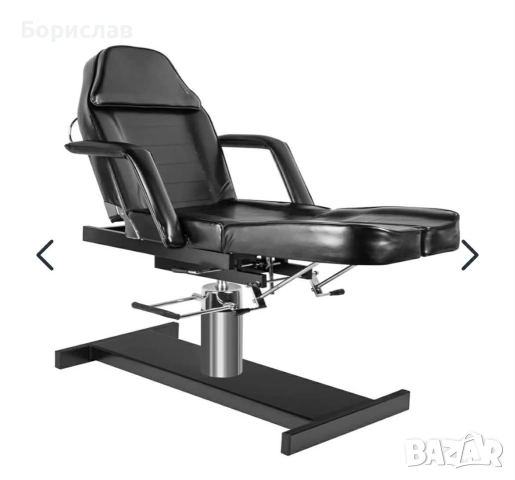 Професионален хидравличен стол за педикюр / масаж – черен , снимка 5 - Друго оборудване - 52850705