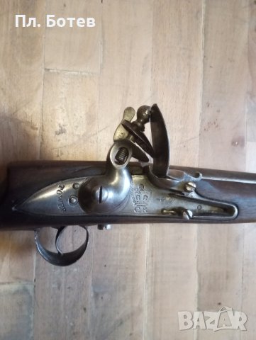 Стара кремъчна пушка , снимка 2 - Антикварни и старинни предмети - 43389811