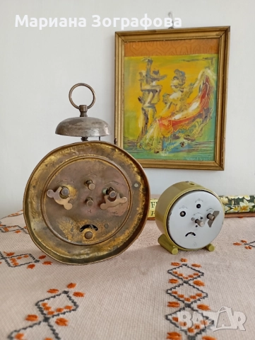 Стари будилници, Дамски - 2 бр., - J UWGHANS, - RUHLA, - "Чайка" 17 Рубина, позлатени, СССР 1960-70, снимка 2 - Антикварни и старинни предмети - 47394055