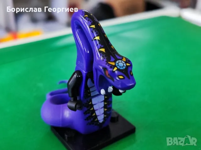 Оригинална Лего минифигурка ninjago pythor chumsworth, снимка 3 - Конструктори - 50190824