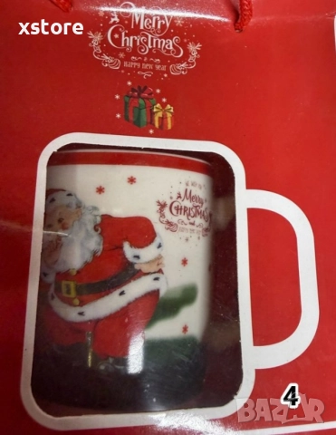 Оригинален коледен подарък чаша в оригинална опаковка и лъжичка, снимка 6 - Други - 52793099