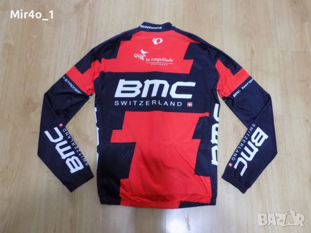 вело джърси pearl izumi bmc горнище блуза яке фанела шосейно колоездене оригинално XS, снимка 2 - Спортни дрехи, екипи - 49090700