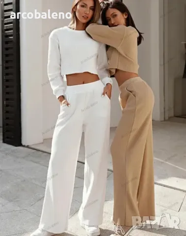 Ликвидация! Дамски ежедневен комплект от две части - Доставка 24 часа 