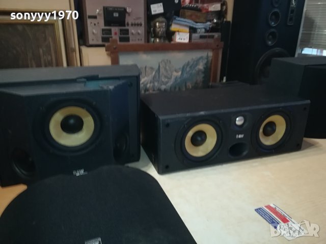 B&W CENTER+2БР ТОНКОЛОНИ 1511231227G, снимка 4 - Тонколони - 43002443