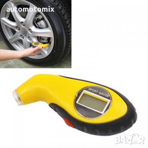Дигитален манометър за гуми с LCD дисплей 2235, снимка 3 - Аксесоари и консумативи - 28016514