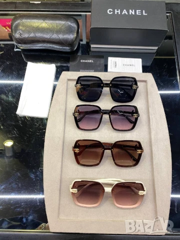 очила с черен обикновен калъф и ув защита chanel, снимка 2 - Слънчеви и диоптрични очила - 51420213