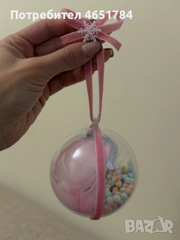 Коледни топки с ваша снимка! Различни низайни, снимка 4 - Декорация за дома - 52423553