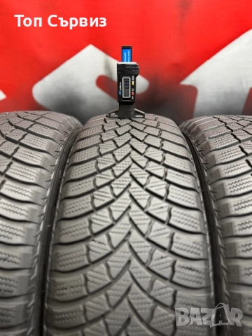195 65 15, Зимни гуми, Bridgestone BlizzakLM001, 4 броя, снимка 4 - Гуми и джанти - 52574455