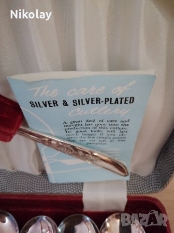 СУВЕНИРНИ ПОСРЕБРЕНИ ЛЪЖИЦИ КОМПЛЕКТ, снимка 2 - Антикварни и старинни предмети - 28572673