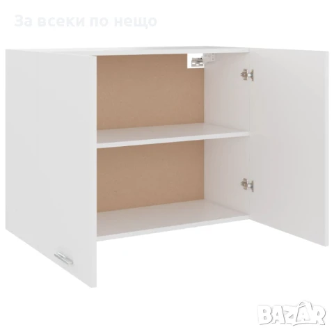 Висящ Шкаф, Бял, 80x31x60 См, ПДЧ Код P807, снимка 5 - Шкафове - 50829128