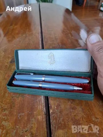 Стар комплект писалка,химикалка Харков, снимка 2 - Други ценни предмети - 47410258