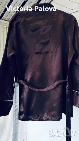 Атлазена пижама SKIN TO SKIN шоколад Германия, снимка 8 - Пижами - 48470104