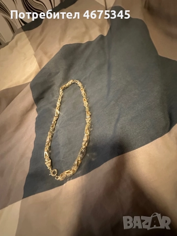 Позлатен ланец 165гр, снимка 6 - Колиета, медальони, синджири - 52749065