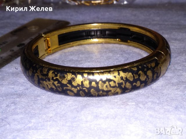 ЕФЕКТНА ПОЗЛАТЕНА ФЕШЪН АРТ СТОМАНЕНА МАСИВНА ГРИВНА 37934, снимка 11 - Гривни - 40837187