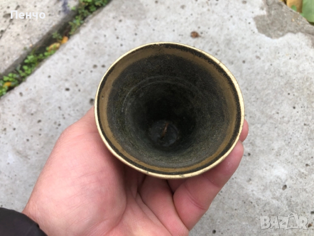 стар бронзов чан /звънец, хлопка/ , снимка 10 - Антикварни и старинни предмети - 44304740