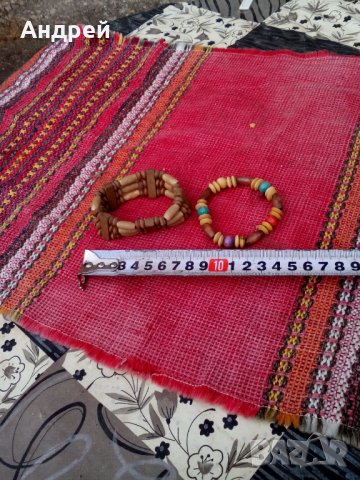 Стара дървена гривна #2, снимка 2 - Антикварни и старинни предмети - 27264757