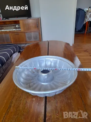 Стара алуминиева форма за кекс #20, снимка 3 - Други ценни предмети - 49575844