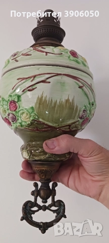 Старинен бронзов канделабър, снимка 5 - Антикварни и старинни предмети - 52226152